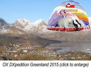 OX DXpedition Greenland DL7DF - 2015